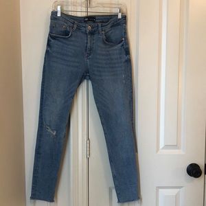Zara Distressed Skinny Jean